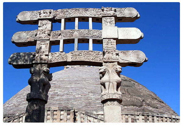 East West Gateway of Stupa 1.